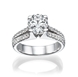 Picture of 1.02 Total Carat Classic Engagement Round Diamond Ring