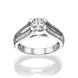 Picture of 0.67 Total Carat Designer Engagement Round Diamond Ring