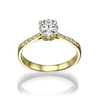 Picture of 0.60 Total Carat Classic Engagement Round Diamond Ring