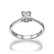 Picture of 0.40 Total Carat Classic Engagement Princess Diamond Ring