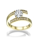 Picture of 0.94 Total Carat Designer Engagement Round Diamond Ring