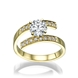 Picture of 1.24 Total Carat Designer Engagement Round Diamond Ring