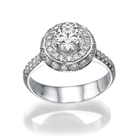 Picture of 1.04 Total Carat Masterworks Engagement Round Diamond Ring