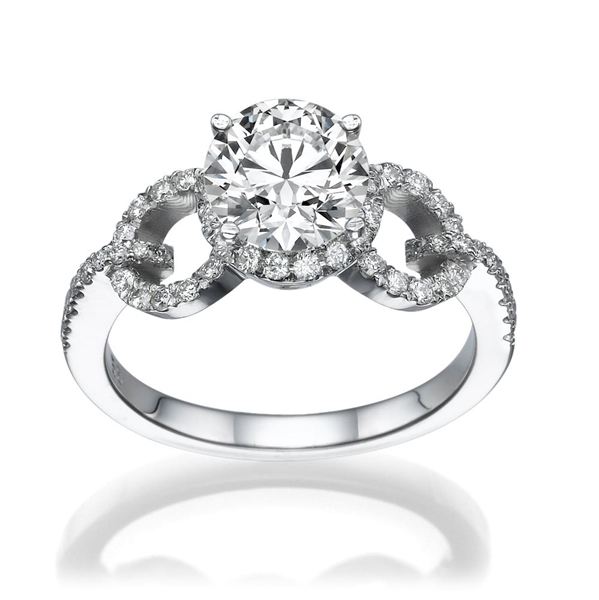 Picture of 1.40 Total Carat Masterworks Engagement Round Diamond Ring