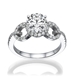 Picture of 1.30 Total Carat Masterworks Engagement Round Diamond Ring