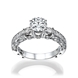 Picture of 1.31 Total Carat Masterworks Engagement Round Diamond Ring