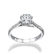 Picture of 0.92 Total Carat Classic Engagement Round Diamond Ring