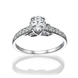 Picture of 0.42 Total Carat Classic Engagement Round Diamond Ring