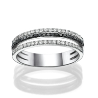 Picture of 0.32 Total Carat Designer Wedding Round Diamond Ring