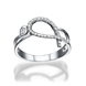 Picture of 0.19 Total Carat Designer Wedding Round Diamond Ring