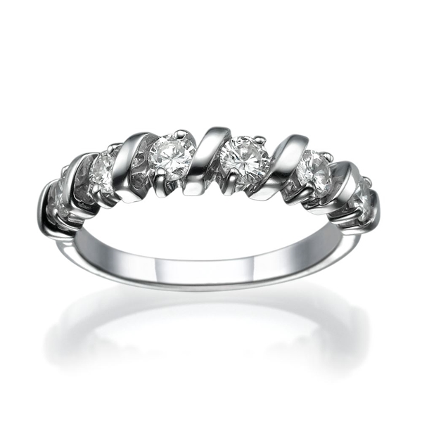 Picture of 0.71 Total Carat Designer Wedding Round Diamond Ring
