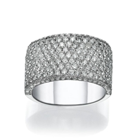 Picture of 1.75 Total Carat Designer Wedding Round Diamond Ring