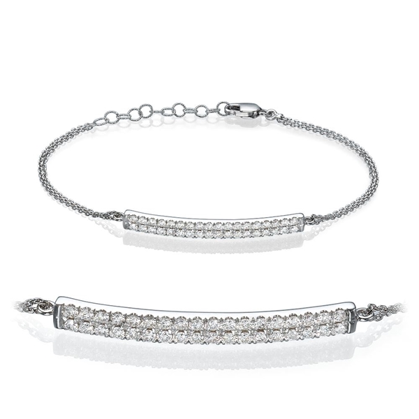 Picture of 0.50 Total Carat Designer Round Diamond Bracelet