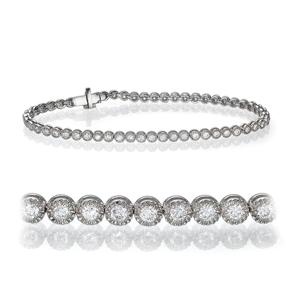 Picture of 1.55 Total Carat Tennis Round Diamond Bracelet