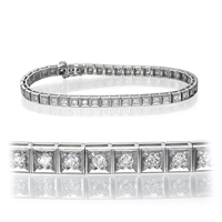 Picture of 4.00 Total Carat Tennis Round Diamond Bracelet