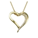 Picture of 0.09 Total Carat Heart Round Diamond Pendant