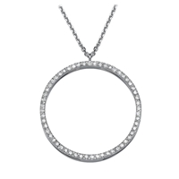 Picture of 0.28 Total Carat Classic Round Diamond Pendant