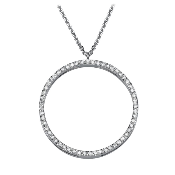 Picture of 0.28 Total Carat Classic Round Diamond Pendant