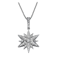 Picture of 0.52 Total Carat Designer Round Diamond Pendant