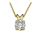 Picture of 0.70 Total Carat Solitaire Round Diamond Pendant