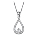 Picture of 0.31 Total Carat Drop Round Diamond Pendant