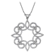 Picture of 1.29 Total Carat Designer Round Diamond Pendant
