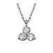 Picture of 0.51 Total Carat Three Stone Round Diamond Pendant