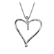 Picture of 0.08 Total Carat Heart Round Diamond Pendant