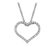 Picture of 0.17 Total Carat Heart Round Diamond Pendant