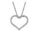 Picture of 0.17 Total Carat Heart Round Diamond Pendant