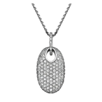 Picture of 0.96 Total Carat Designer Round Diamond Pendant