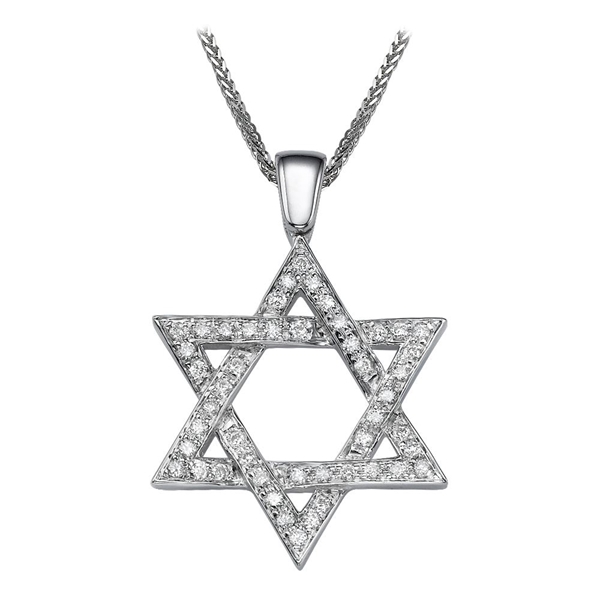 Picture of 0.48 Total Carat Star of David Round Diamond Pendant