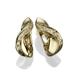 Picture of 0.19 Total Carat Hoop Round Diamond Earrings