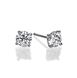 Picture of 0.80 Total Carat Stud Round Diamond Earrings