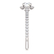 Picture of 0.75 Total Carat Halo Engagement Round Diamond Ring