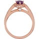 Picture of 0.33 Total Carat Halo Engagement Round Diamond Ring