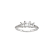 Picture of 0.75 Total Carat Three Stone Engagement Princess Diamond Ring