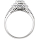 Picture of 0.63 Total Carat Floral Engagement Round Diamond Ring