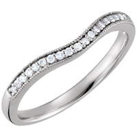 Picture of 0.10 Total Carat Designer Wedding Round Diamond Ring