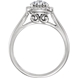 Picture of 0.50 Total Carat Halo Engagement Round Diamond Ring