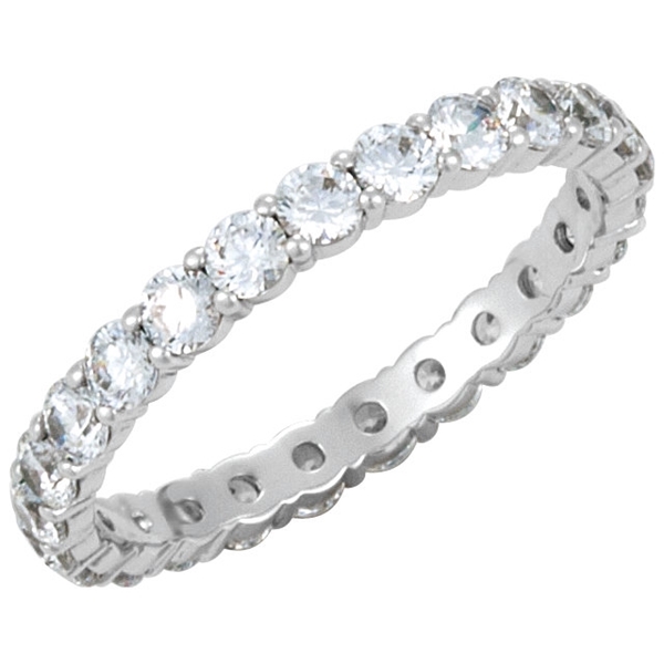 Picture of 1.17 Total Carat Eternity Wedding Round Diamond Ring