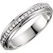 Picture of 0.33 Total Carat Eternity Wedding Round Diamond Ring