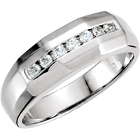 Picture of 0.17 Total Carat Designer Wedding Round Diamond Ring