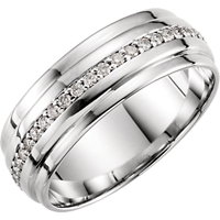 Picture of 0.33 Total Carat Eternity Wedding Round Diamond Ring