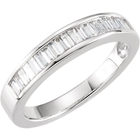 Picture of 0.50 Total Carat Anniversary Wedding Baguette Diamond Ring