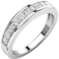 Picture of 1.00 Total Carat Anniversary Wedding Princess Diamond Ring