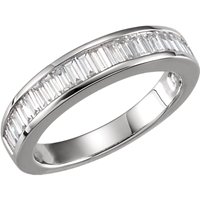 Picture of 0.75 Total Carat Anniversary Wedding Baguette Diamond Ring