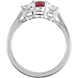 Picture of 0.38 Total Carat Three Stone Wedding Round Diamond Ring