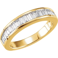 Picture of 0.75 Total Carat Anniversary Wedding Baguette Diamond Ring