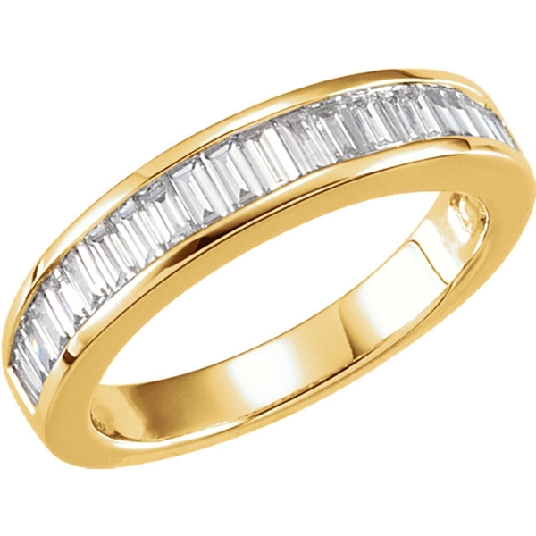 Picture of 0.75 Total Carat Anniversary Wedding Baguette Diamond Ring